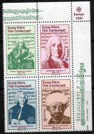 Cyprus - Turkish Cypriot Posts 1985 - European Composers SG172-175 MNH Cat £9 SG2015 - Neufs