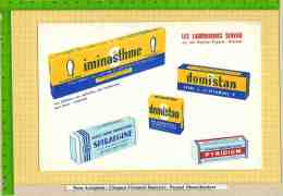 BUVARD : Pharmacie :IMINASTHME SPIRALGINE  PYRIDIUM Laboratoire Servier - Chemist's