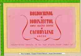 BUVARD : Pharmacie : BOLDOCRINOL  IODINJECTOL Laboratoire Jammes - Produits Pharmaceutiques