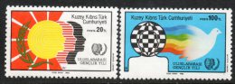Cyprus - Turkish Cypriot Posts 1985 - International Youth Year SG178-179 MNH Cat £4.75 SG2015 - Neufs