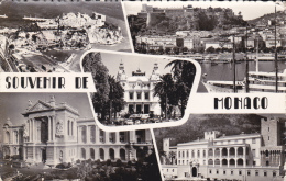 Souvenir De Monaco - Multivues - N° 1677 - Edition AJAX - - Mehransichten, Panoramakarten