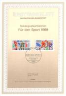 Germany / Berlin - ETB 4/89 - Mi-Nr 836/837 (b422) - 1st Day – FDC (sheets)