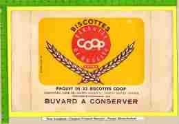 BUVARD : Biscottes COOP  Paquet De 32 Biscottes - Biscottes