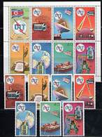KOREA 1976 UIT / TELEPHONE + S/S  MNH Neuf ** TRANSPORT, SPACE, COMPUTERS, COMMUNICATIONS - Asien