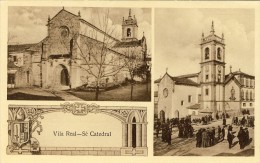 Vila Real Sé Catedral Tipo Gruss  2 Scans Portugal - Vila Real