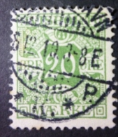 DANMARK - REVENUE STAMPS 1907: Mi 5 X, Watermark Crown, Avisporto Journaux, O - FREE SHIPPING ABOVE 10 EURO - Revenue Stamps