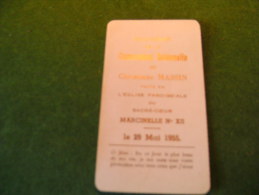 BC5-2-100 LC47 Souvenir Communion Christiane Massin Marcinelle 1955 - Communie