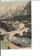 $3-3042 SVIZZERA Castasegna CARD TO ITALY VIAGGIATA Primi '900 - Castasegna