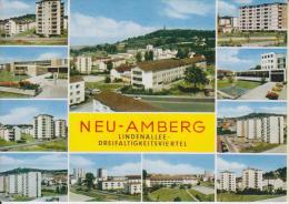 Amberg Opf. MB Neu-Amberg Lindenallee Dreifaltigkeitsviertel Hochhaus 31.8.1971 - Amberg