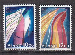 Q1314 - ISLANDE ICELAND Yv N°614/15 ** NOEL - Ungebraucht