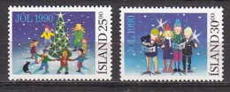 Q1323 - ISLANDE ICELAND Yv N°689/90 ** NOEL - Unused Stamps