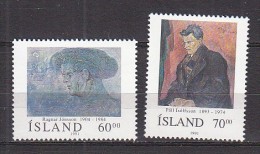 Q1325 - ISLANDE ICELAND Yv N°704/05 ** PERSONNALITéS - Ungebraucht