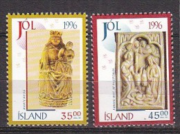 Q1340 - ISLANDE ICELAND Yv N°813/14 ** NOEL - Unused Stamps