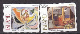Q1341 - ISLANDE ICELAND Yv N°821/22 ** TABLEAUX - Unused Stamps