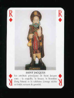 1 Carte De Jeu / Saint-Jacques / Statue / Calebasse : Courge Séchée Servant De Gourde / Religion  / IM 121/2 - Unclassified