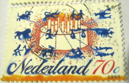 Netherlands 1995 Greetings Stamp And Star Signs 70c - Used - Oblitérés