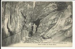 Grottes De LACAVE Près SOUILLAC Et ROCAMADOUR , Dans La Salle Du Grand Dôme , CPA ANIMEE - Lacave