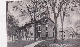 Ohio Oberlin First Church In Oberlin And James Brand House-Albertype - Other & Unclassified