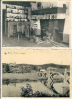 Belgique:FRAHAN(Luxembourg):2 Cartes:1:Un Vieil Intérieur Ardennais.2:La Passerelle.1947-9. - Andere & Zonder Classificatie