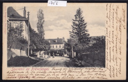 Préverenges : Souvenir De Préveranges : La Route Et Au Fond L'Hôtel De L'Etoile - Vers 1900 (-756) - Préverenges