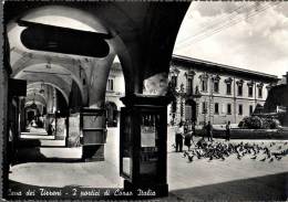 1956  CAVA DEI TIRRENI I PORTICI DI CORSO ITALIA FG V SEE 2 SCANS ANIMATA - Cava De' Tirreni