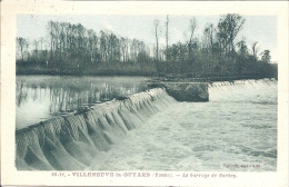 CPA Villeneuve-la-Guyard - Le Barrage De Barbey - Villeneuve-la-Guyard