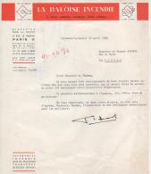 COURRIER LA BALOISE INCENDIE 1966 - Banca & Assicurazione