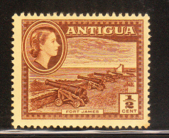 Antigua 1953-56 QE 1/2c MNH - 1858-1960 Kronenkolonie