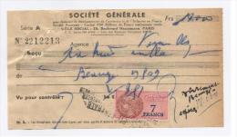 SOCIETE GENERALE  -- TIMBRES 7 FRANC--VERSAILLE  -.A80 - Banca & Assicurazione