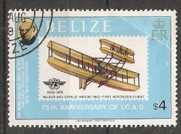 Belize  1979  75th Ann. Of I.C.A.O.  $4  (o) - Belice (1973-...)