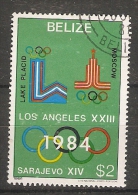 Belize  1981  History Of The Olympics  $2  (o) - Belize (1973-...)