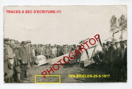 Avion Anglais-NIEUPORT 23-A6678-LEDEGEM-TEN BRIELEN-JASTA 18-3 CARTES PHOTO-Guerre 14-18-1 WK-BELGIEN-AVIATION-MILITARIA - Ledegem