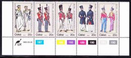 Ciskei - 1983 - British Military Uniforms - Complete Set In Control Strip - Ciskei