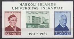 B1921 - ISLANDE ICELAND BF Yv N°3 ** - Hojas Y Bloques