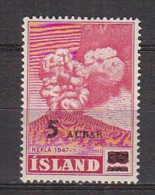 Q1191 - ISLANDE ICELAND Yv N°250 * - Unused Stamps