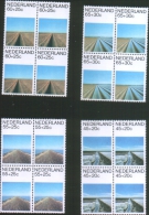 Olanda Pays-Bas Nederland 1981 Francobolli Estate (Nouveaux Paysages) 4v  In Quartine Complete Set  ** MNH - Unused Stamps