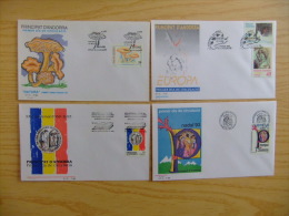 ANDORRA ESPAÑOLA - ANDORRE ESPAGNOL // 1993 COMPLETO FDC EDIFIL 235 / 239  YVERT 221 / 225 FDC PRIMER DÍA - Lettres & Documents