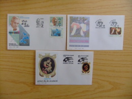 ANDORRA ESPAÑOLA - ANDORRE ESPAGNOL  AÑO COMPLETO 1994 FDC Edifil Nº 241 / 245  Yvert Nº 227 / 230 + BF 3 - Brieven En Documenten