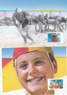 Australia 2007 Year Of  The Surf Lifesavers Set 2 Mini Sheets MNH - Hojas, Bloques & Múltiples