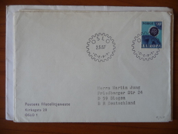 Norvegia - FDC - 1967 - Mi N. 555/56 - Europa CEPT - FDC