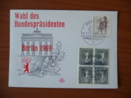 Berlino - 1969 - Mi N. 331 - Cartolina Commemorativa Berlino 1969 - Storia Postale