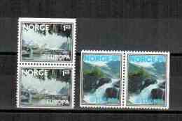 Norwegen / Norway / Norvege 1977 Pairs/Paare EUROPA ** - 1977