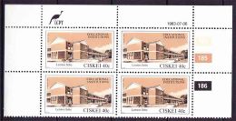 Ciskei - 1983 - Educational Institutions - Single Control Block - 40c Lennox Sebe - Ciskei