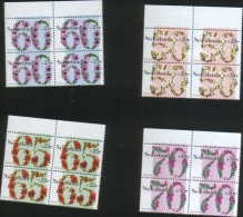 Olanda Pays-Bas Nederland Netherlands 1982 Flowers "Floriadi 82" 4v Complete Set  ** MNH - Unused Stamps