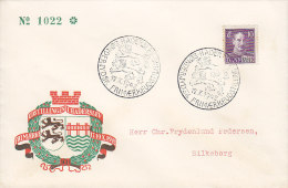 Denmark Sonderstempel HADERSLEV Hadersleben Frimærkeudstilling Stamp Exhibition 1942 Cover Brief King Christian X. - Briefe U. Dokumente