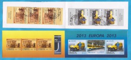 2013 X EUROPA CEPT SRBIJA SERBIA POSTFAHRZEUGE POSTAL VEHICLES HEFTCHEN BOOKLET USED TYP I  INTERESSANT - 2013