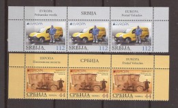 2013 X EUROPA CEPT SRBIJA SERBIA POSTFAHRZEUGE POSTAL VEHICLES  MNH  INTERESSANT - 2013