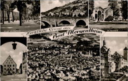 AK Bad Mergentheim, Wandelhalle, Wolfgangsbrücke, Gel 1960 - Bad Mergentheim
