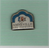 Pin´s  Ville, Sport  Gymnastique, F.F.G  AMNEVILLE  LES  THERMES  ( 57 ) - Gymnastique