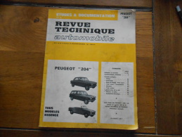 REVUE TECHNIQUE AUTOMOBILE PEUGEOT 204 - Auto